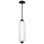 Portos Color-Select Outdoor Pendant - Black / Clear