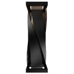 Brocade Outdoor Wall Light - Black / Frosted