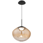 Swayzey Color-Select Pendant - Black / Amber
