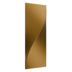 Double Diamond Color-Select Wall Light - Aged Brass / Frosted