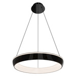 Ringwall Color-Select Pendant - Black Chrome / Frosted