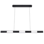 Super Star Color-Select Linear Pendant - Black / Clear