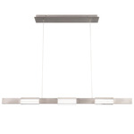 Super Star Color-Select Linear Pendant - Brushed Nickel / Clear
