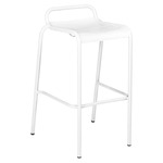 Luxembourg Bar Stool with Low Back Set of 2 - Cotton