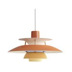 PH 5 Mini Pendant - Overstock - White / Hues of Orange