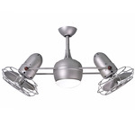 Dagny Metal Ceiling Fan - Brushed Nickel / Brushed Nickel