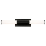 Dax Color-Select Bathroom Vanity Light - Black / White