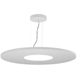 Jazz Acoustic Pendant - White / Opal