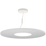 Jazz Acoustic Pendant - White / Opal