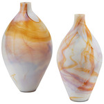 Gobi Vase Set of 2 - Onyx / Jasper