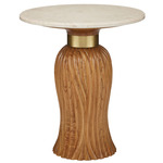 Tassel Table - Mindi Wood / Cream