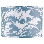 Aviary Large Drum Lamp Shade - Aviary Dusty Blue