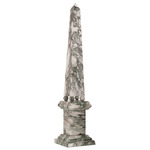 Sorority Obelisk - Green / Off White Marble