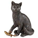 Gatto Sculpture - Black Bronze