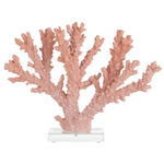 Fire Coral Sculpture - Clear / Coral