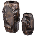 Carmelo Vase Set of 2 - Scorched Bronze
