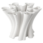 Godet Twisted Vase - White