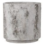 Faux Birch Planter - Black / Beige / Pale Grey