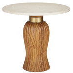 Tassel Table - Mindi Wood / Cream