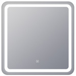Aria Square Lighted Mirror - White / Mirror