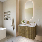 Ellura Lighted Mirror - White / Mirror