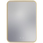 Eminence Lighted Mirror - Brushed Brass / Mirror