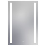 Fusion Rectangle Lighted Mirror - White / Mirror