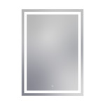 Integrity Rectangle Lighted Mirror - White / Mirror