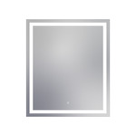 Integrity Rectangle Lighted Mirror - White / Mirror