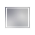 Integrity Rectangle Lighted Mirror - White / Mirror