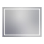 Integrity Rectangle Lighted Mirror - White / Mirror