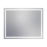 Integrity Rectangle Lighted Mirror - White / Mirror