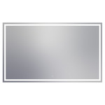 Integrity Rectangle Lighted Mirror - White / Mirror