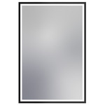 Radiance Frame-Lit Vanity Mirror - Matte Black / Mirror