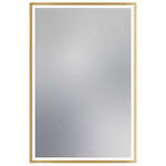 Radiance Frame-Lit Vanity Mirror - Brushed Brass / Mirror