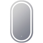 Saratoga Lighted Mirror - White / Mirror