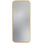 Eminence Frame-Lit Wardrobe Mirror - Brushed Brass / Mirror