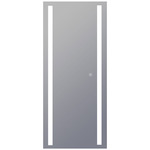 Fusion Lighted Wardrobe Mirror - White / Mirror