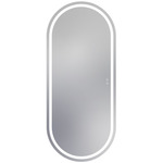 Saratoga Lighted Wardrobe Mirror - White / Mirror