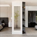 Serenity Lighted Wardrobe Mirror - White / Mirror