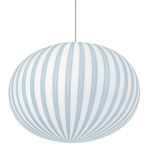 Filigrana Pendant - White / Blue Canes