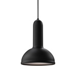Torch Round Pendant - Black