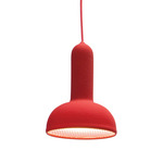 Torch Round Pendant - Red