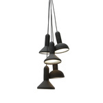 Torch Bunch Multi Light Pendant - Black