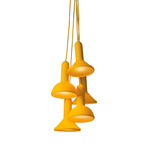 Torch Bunch Multi Light Pendant - Yellow
