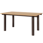 Atura Dining Table - Dark Chocolate / Natural