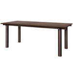 Atura Dining Table - Dark Chocolate / Dark Stained Oak