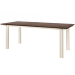 Atura Dining Table - Cashmere / Dark Stained Oak