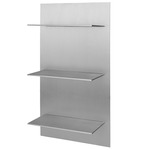 Lager Triple Wall Shelf - Aluminum