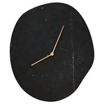 Melt Wall Clock - Black Marble